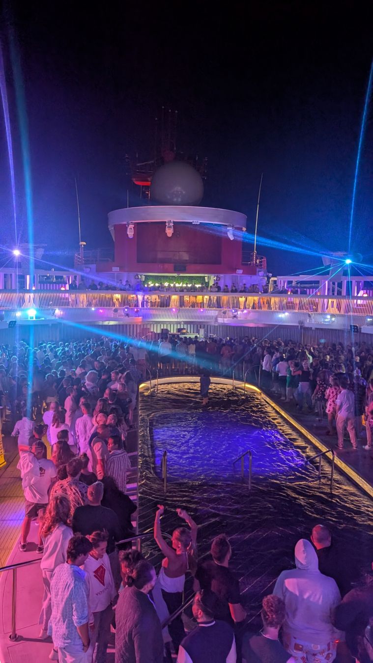 The first night party