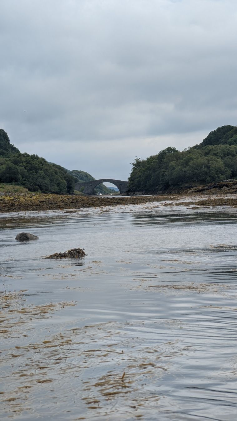 The bridge over the Atlantic. Built in 1799. Could not get closer due to the tides