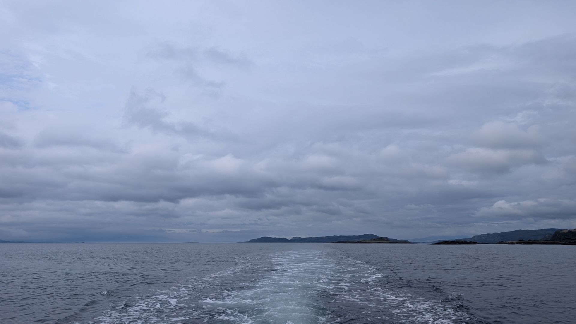 Amazing sky with clouds that looked like they were painted on. This was the only rainy day.