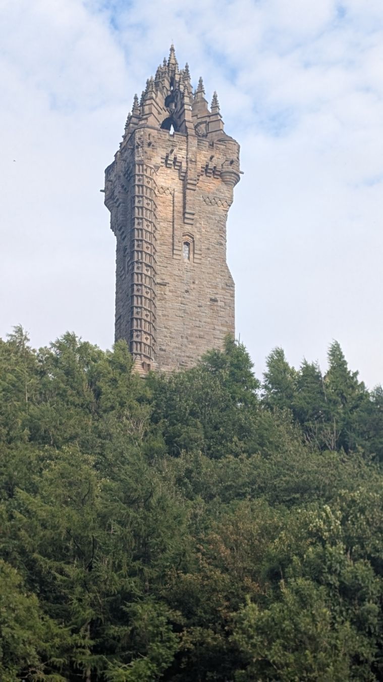 The stunning Wallace Monument