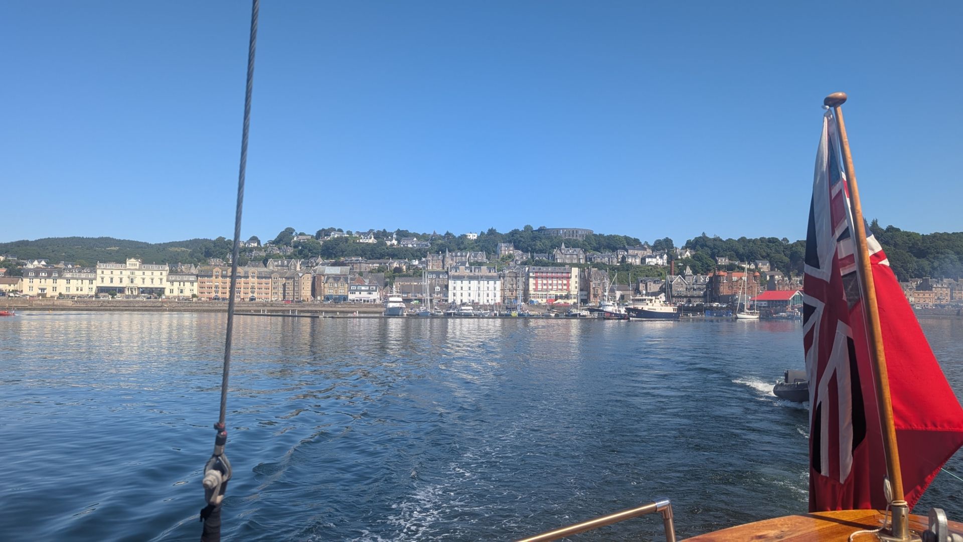 Sailing out of Oban
