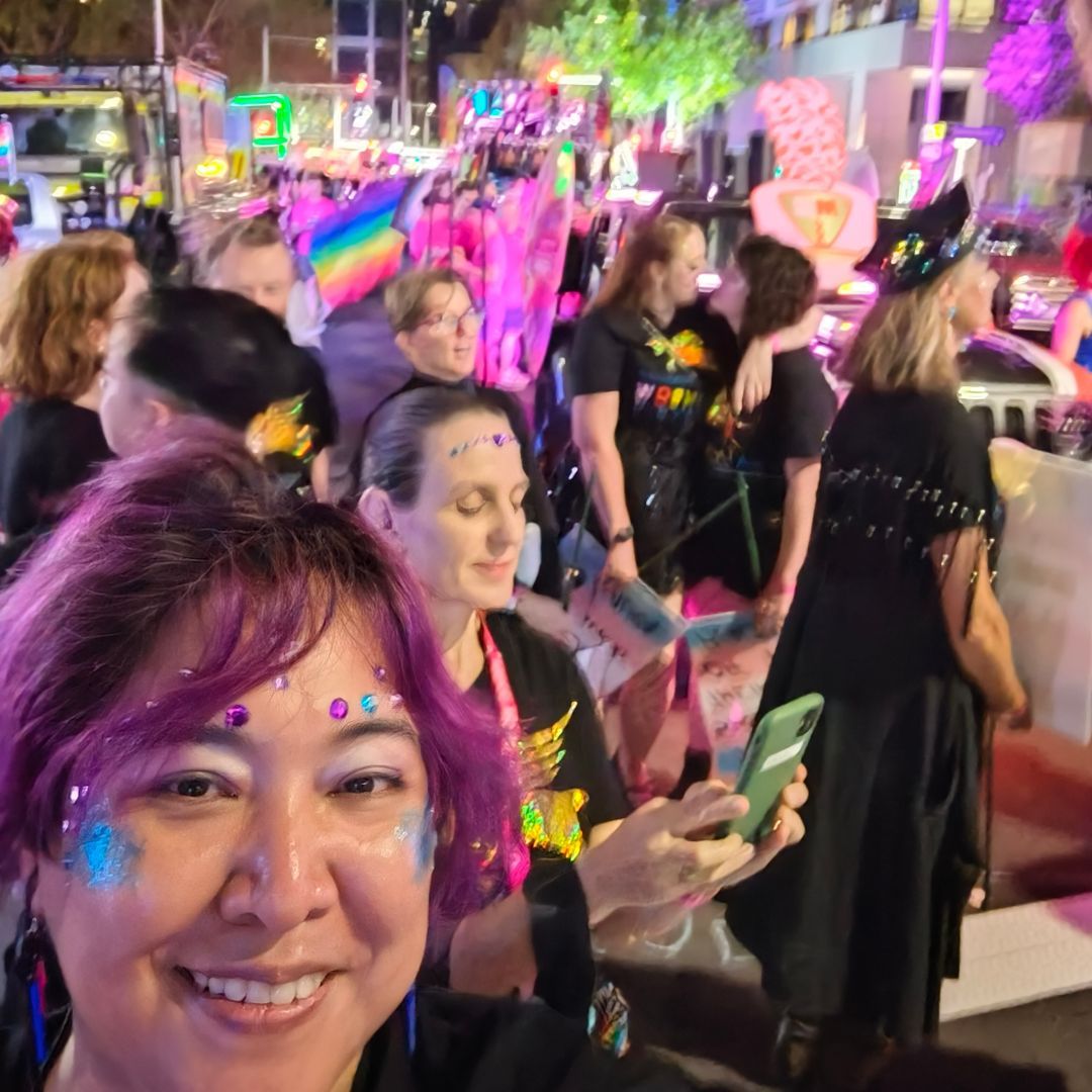 A dodgy selfie I took when my dad called and I had to tell him I was busy.